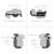 SmallRig 4825 - zestaw, klatka operatorska z mocowaniami QR HawkLock, do Panasonic Lumix GH7 / GH6_2